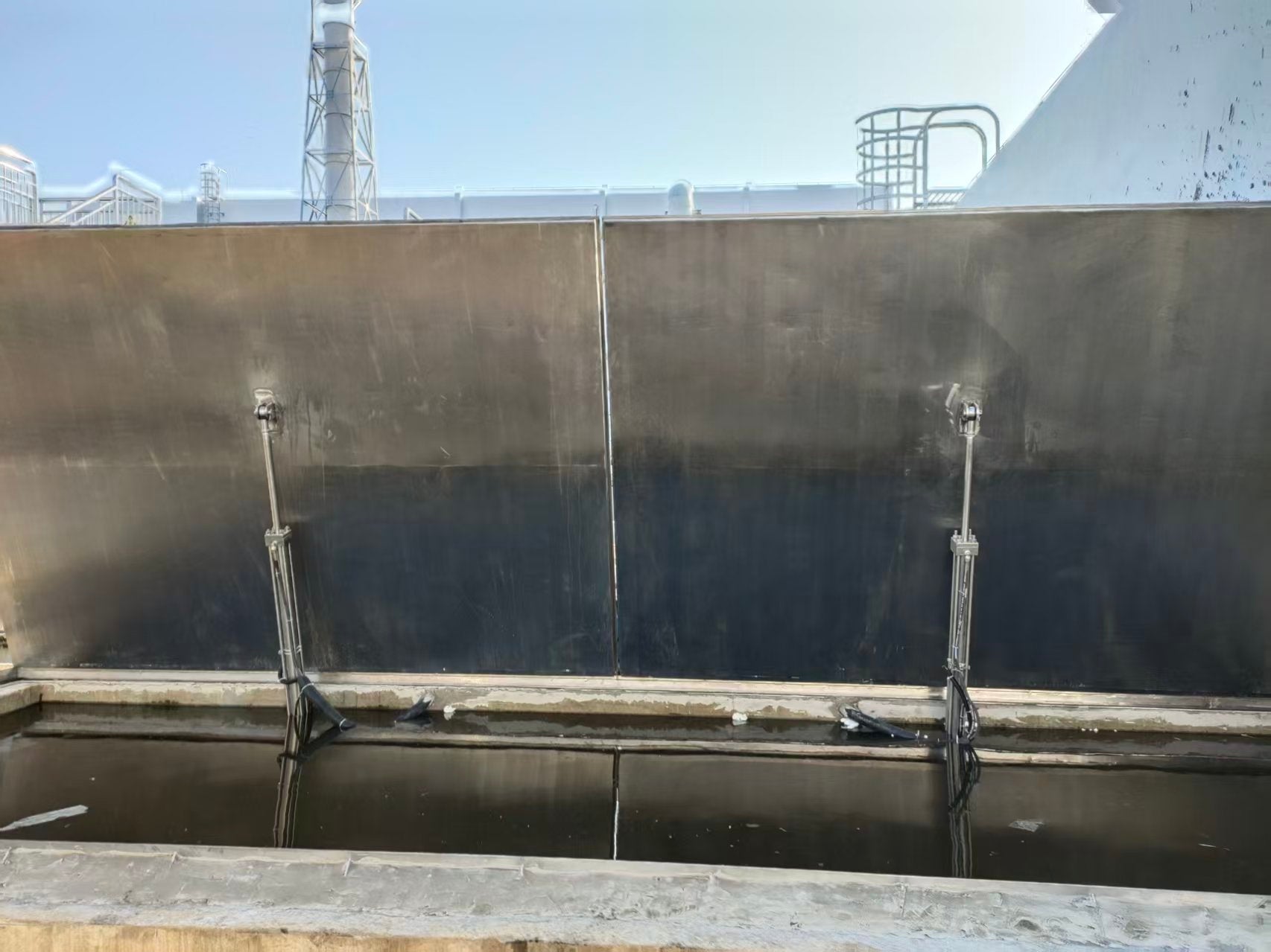 Customizable large stainless steel hydraulic trap door Floor Inspection Hatch