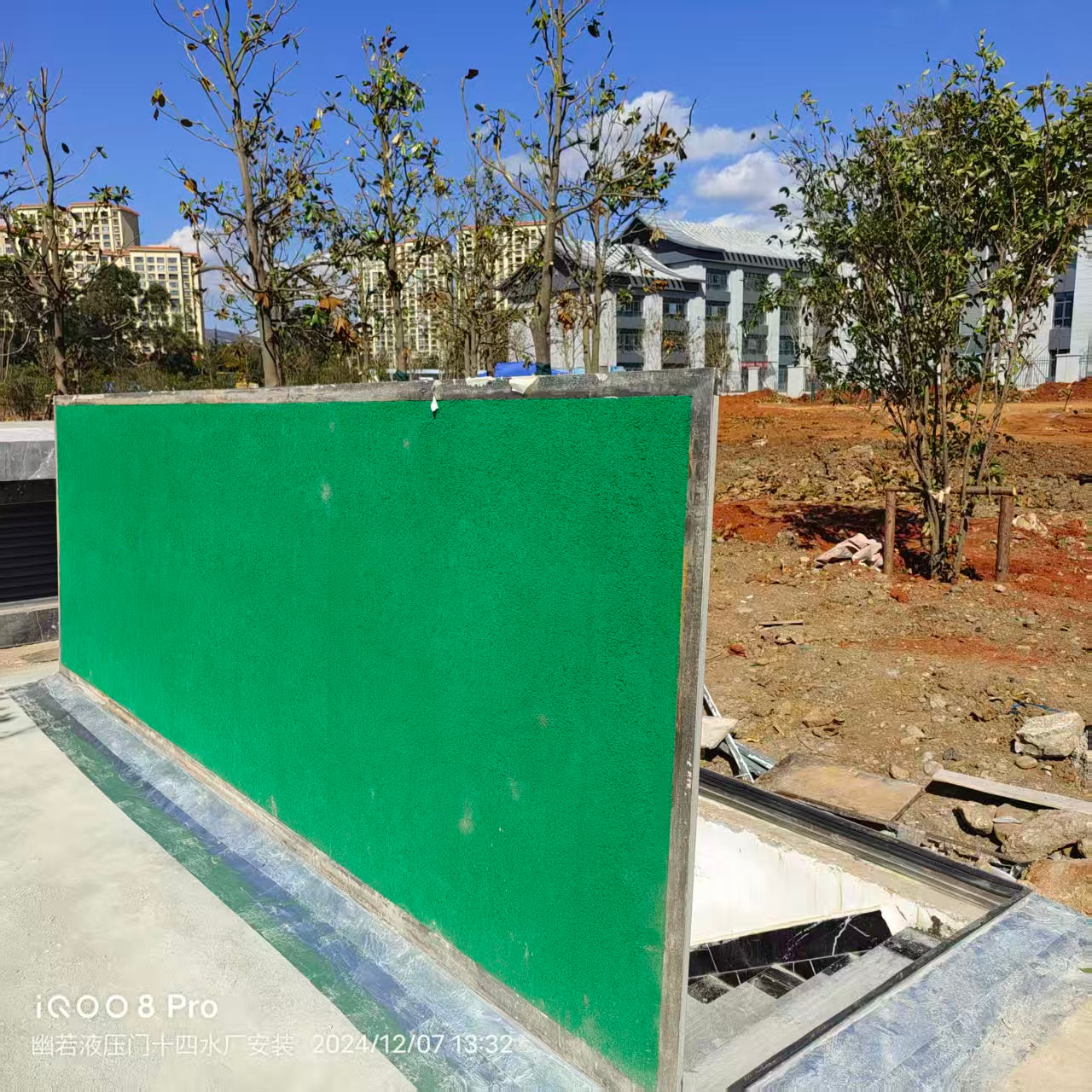 Customizable large stainless steel hydraulic Floor Access Door